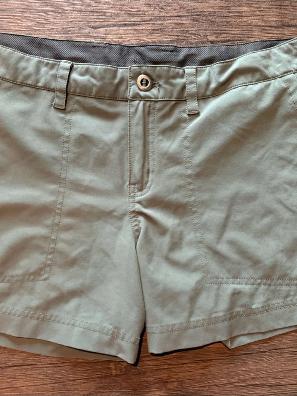 Patagonia Women's Light Olive Hiking Shorts